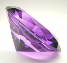 Dark Purple Crystal Paperweight