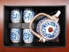 Chinese Style Blue Tea Set