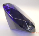 Dark Blue Crystal Paperweight