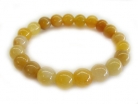 Yellow Jade Beaded Bracelet