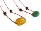 Chinese Jade Bean Necklace for Kid