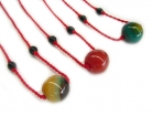 Chinese Jade Bean Necklace for Kid