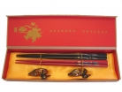 Chinese Chopstick Gift Set with Dragon Pictures