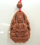 Red Goldstone Kuan Yin Necklaces