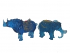 Blue Rhino and 6 Tusks Elephant