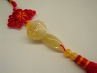 Yellow Jade Ru Yi Charm