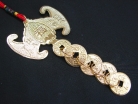 Fortune Bat with 5-Coin Talisman
