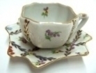 Porcelain Cup w/ Plate