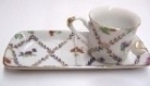 Porcelain Coffee Cup w/ Plate