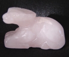 Rose Quartz Ox Statue