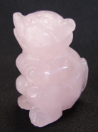 Rose Quartz Monkey Statue