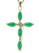 Jade Cross Pendant