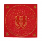 Double Happiness Sign with Dragon Phoenix Sticker