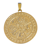 Eight Auspicious Objects Pendant for Protection