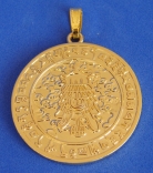 Victory Banner Pendant for Success and Wishfulfiling