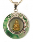 Jade Pendant with Kuan Yin Inside