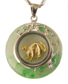 Golden Rat Pendant