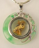 Golden Dog Pendant