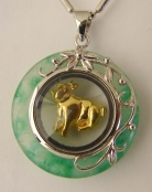 Golden Pig Pendant