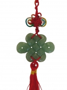 Jade Mystic Knot Lucky Charm