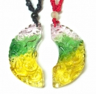 Liuli Dragon Phoenix Necklaces