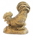 Metal Rooster Statue