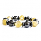 Magnetic Bracelet - Yellow and Black