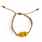 5 Element String with Yellow Omani Bead