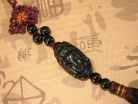 Black Stone Sakyamuni Buddha Head Charm