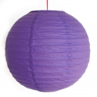 2 of Purple Paper Lanterns