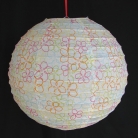2 of White Paper Lanterns with Pictures