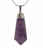 Big Drop-Shaped Amethyst Pendant