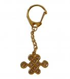 Bejeweled Mystic Knot Amulet Keychain