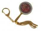 The Kalachakra Mandala Mirror Keychain