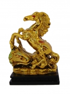 Golden Horse Statue Stepping on Bai Choi