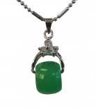 Rotatable Drum-Shaped Jade Pendant