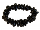 Black Obsidian Tumbled Stone Bracelet