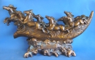 8 Running Horses Statue