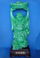 Jade Color Big Buddha Statue