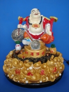 Buddha Water Fountain Carrying Coin and Wu Lou