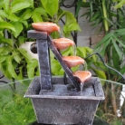 Four-Tier Cascading Fountain