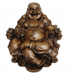 Chinese Buddha Statue on Dragon Chair