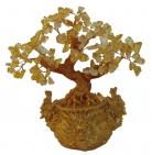 Citrine Tree in Dragon Pot