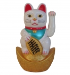 White Money Cat on Ingot