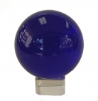 Blue Crystal Ball with Crystal Stand 