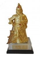 Brass Guan Gong Statue
