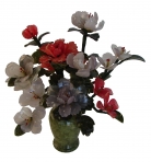 Jade Peony Bouquet with Vase 