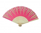 Hand Fan with Wooden Slab