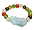 Colorful Omani Beaded Bracelet with Pi Yao
