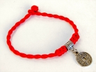 Red Bracelet with Coin